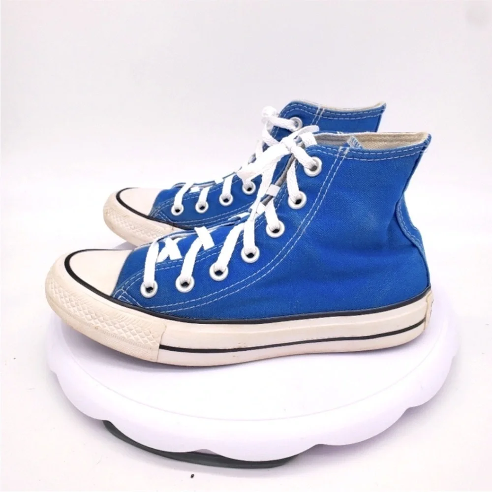 Converse Chuck Taylor Canvas High Top Lace Up All Stars Snorkle Blue W10.5 M8.5 - Picture 1 of 6